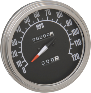 5" MPH FL-Style 2:1 Speedometer with Tach - 68-84 Black Face