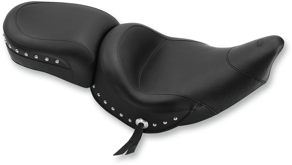 Solo Touring Seat - Wide - Studded - Indian