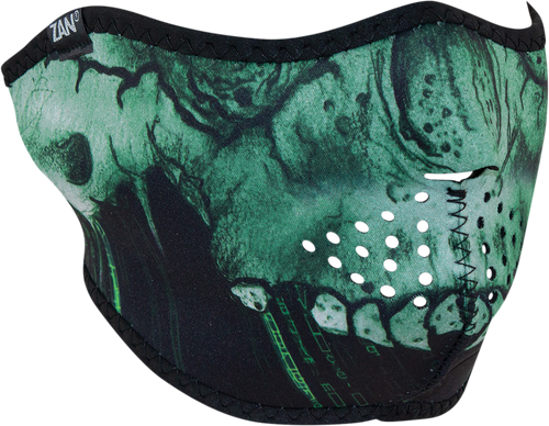Half-Face Mask - Cyber Skull