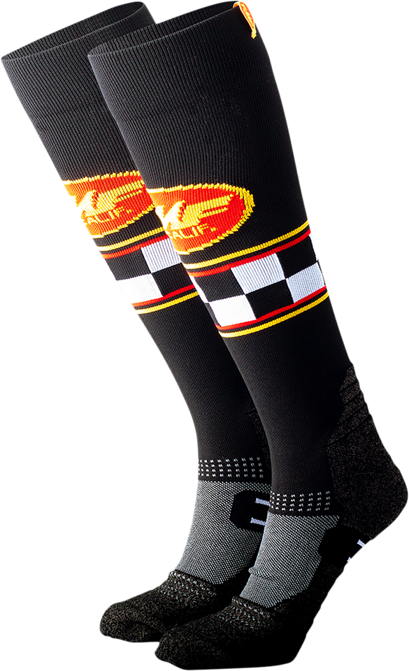 Riding Last Lap Socks - Black - One Size - Lutzka's Garage