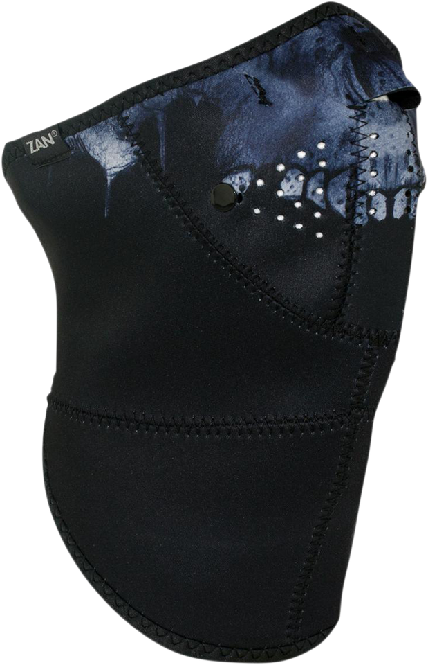 Face Mask - NEOX - Midnight Skull - Lutzka's Garage