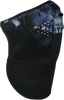 Face Mask - NEOX - Midnight Skull - Lutzka's Garage