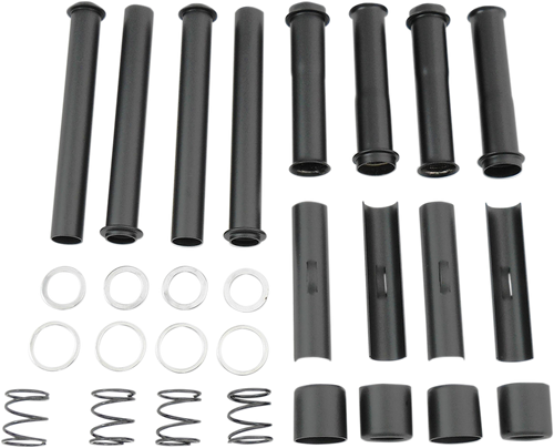Pushrod Tube Kit - Black - Big Twin - Lutzka's Garage