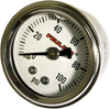 Oil Pressure Gauge - Back Port - White Face - Lutzka's Garage