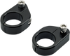 O/S Speed Clamps - Black Electroplated - Straight - Lutzka's Garage