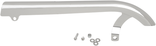 Upper Belt Guard - 07-17 FXD/FXDWG/FLD - Chrome - Lutzka's Garage