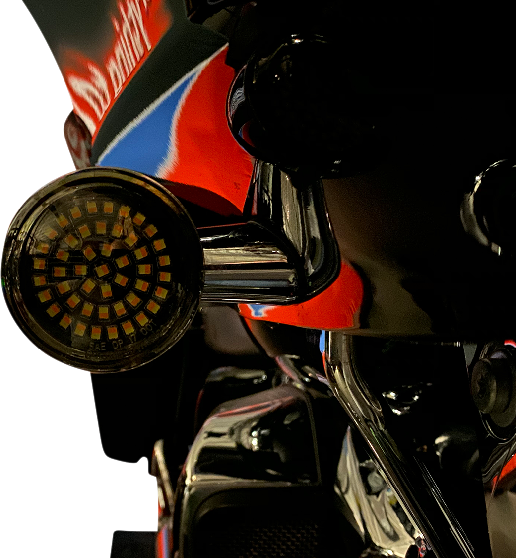 Amber/White LED Turn Signal Inserts