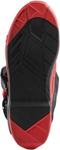 Radial Boots Replacement Outsoles - Black/Red - Size 7-8 - Lutzka's Garage