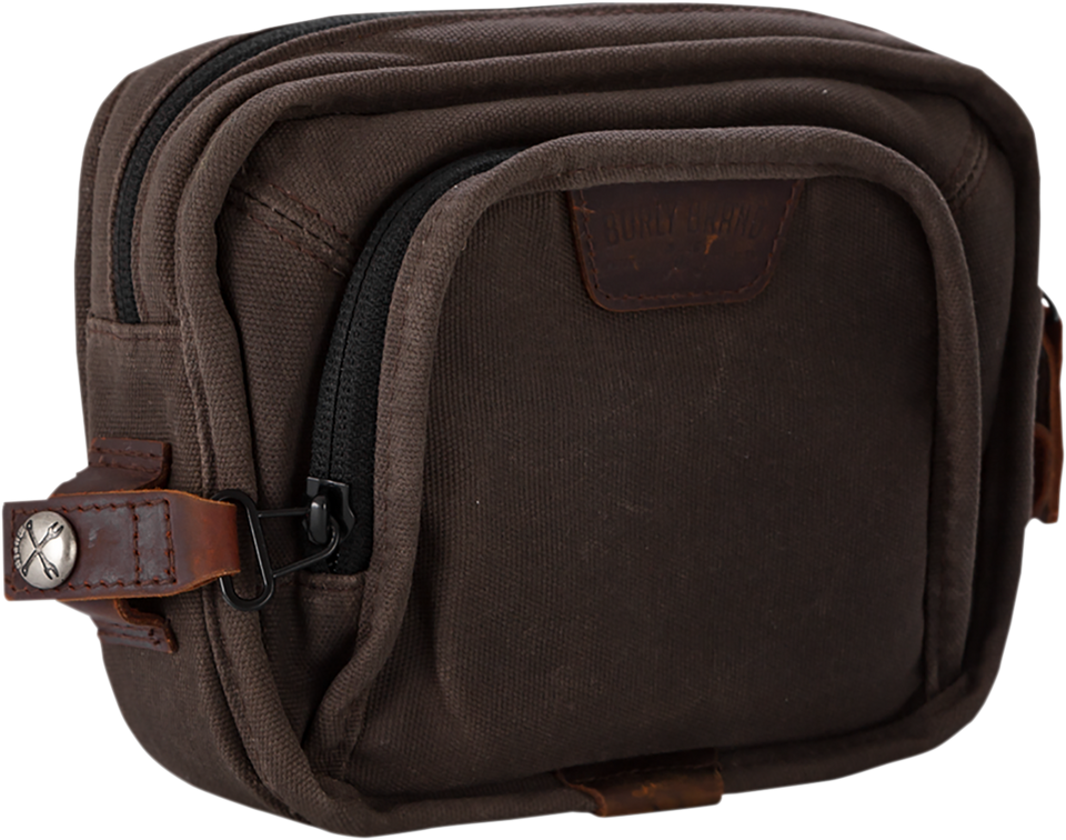 Handlebar Bag - Dark Oak - Lutzka's Garage