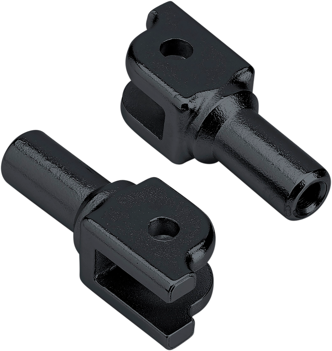 Footpeg Mount - Black - Softail - Lutzka's Garage