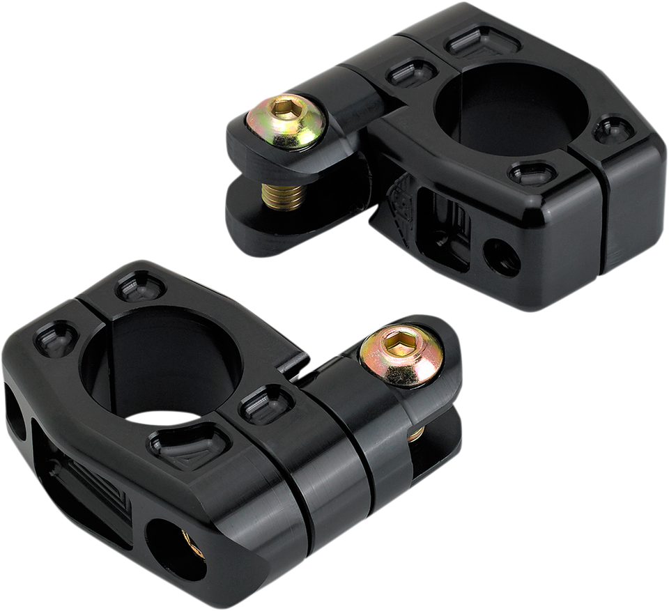 Highway Peg Mount - Black - 1.25" - Lutzka's Garage