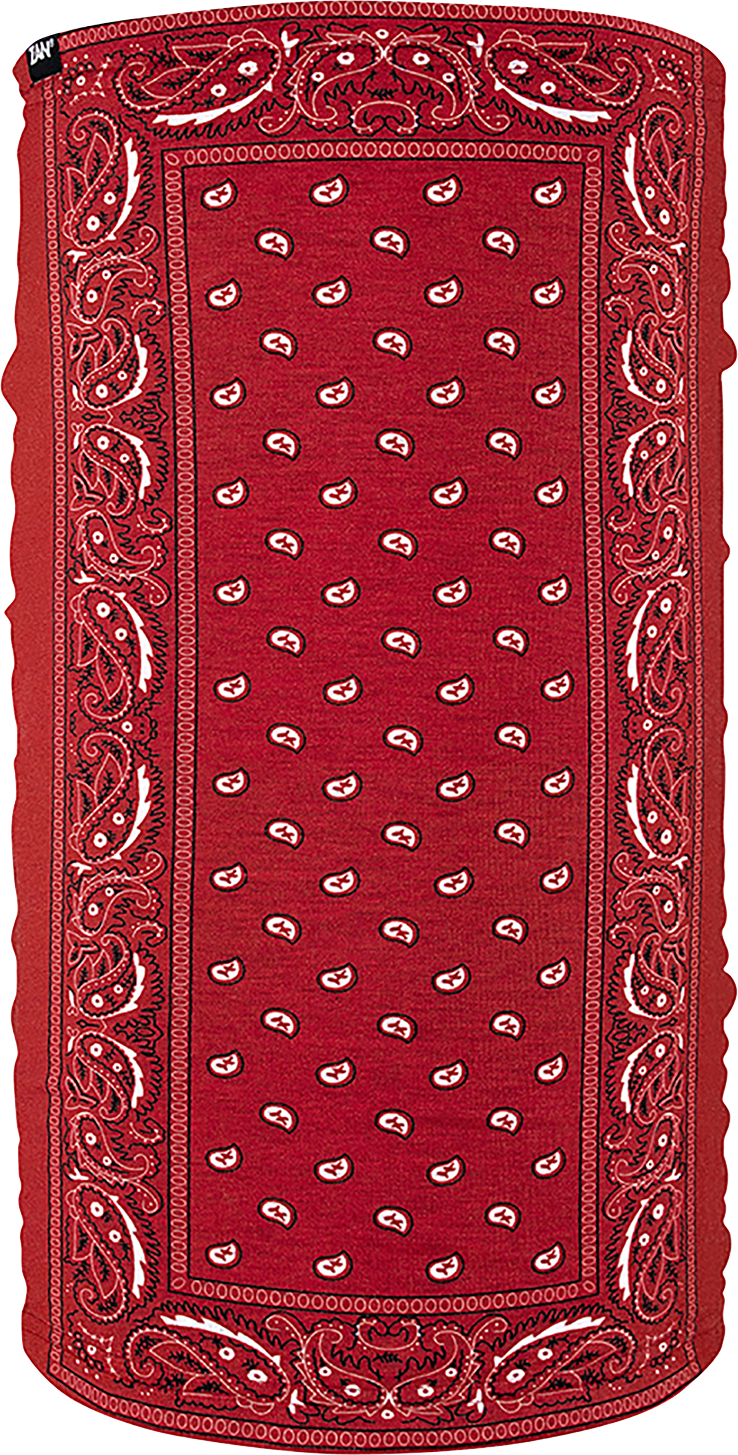 Motley Tube® Fleece Lined Tube - Red Paisley - Lutzka's Garage