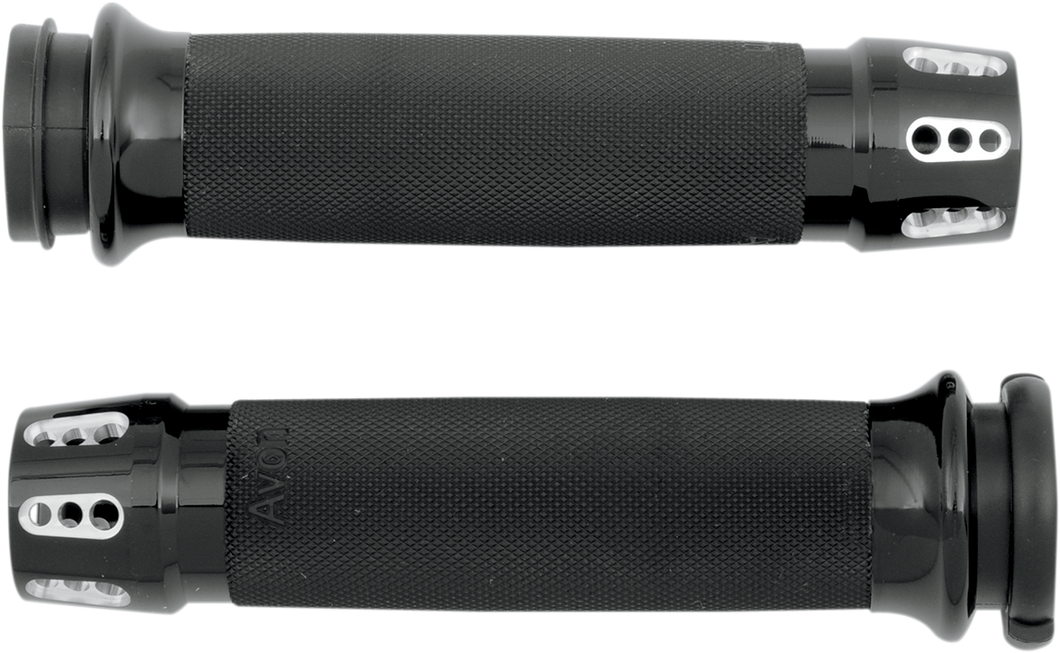 Grips - Gatlin - Custom - TBW - Black - Lutzka's Garage