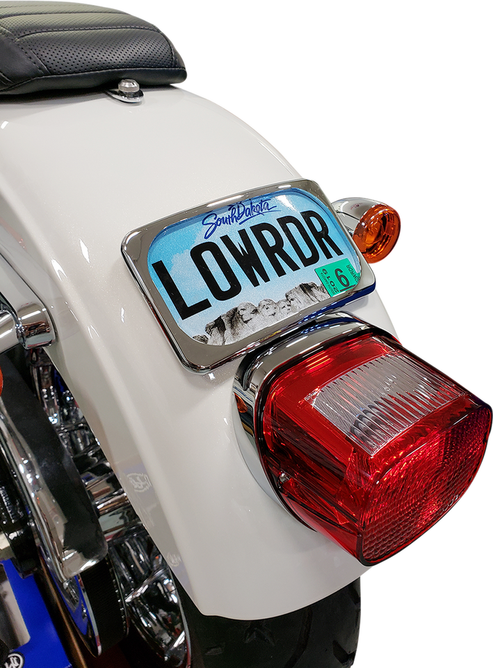 License Plate Mount - Large Radius