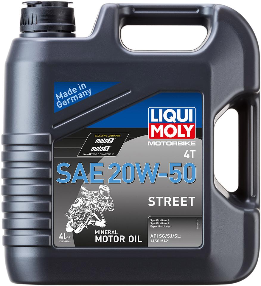 Street 4T Oil - 20W-50 - 4 L - Lutzka's Garage