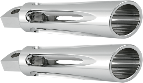 Footpeg - Deep Cut - Chrome - Lutzka's Garage