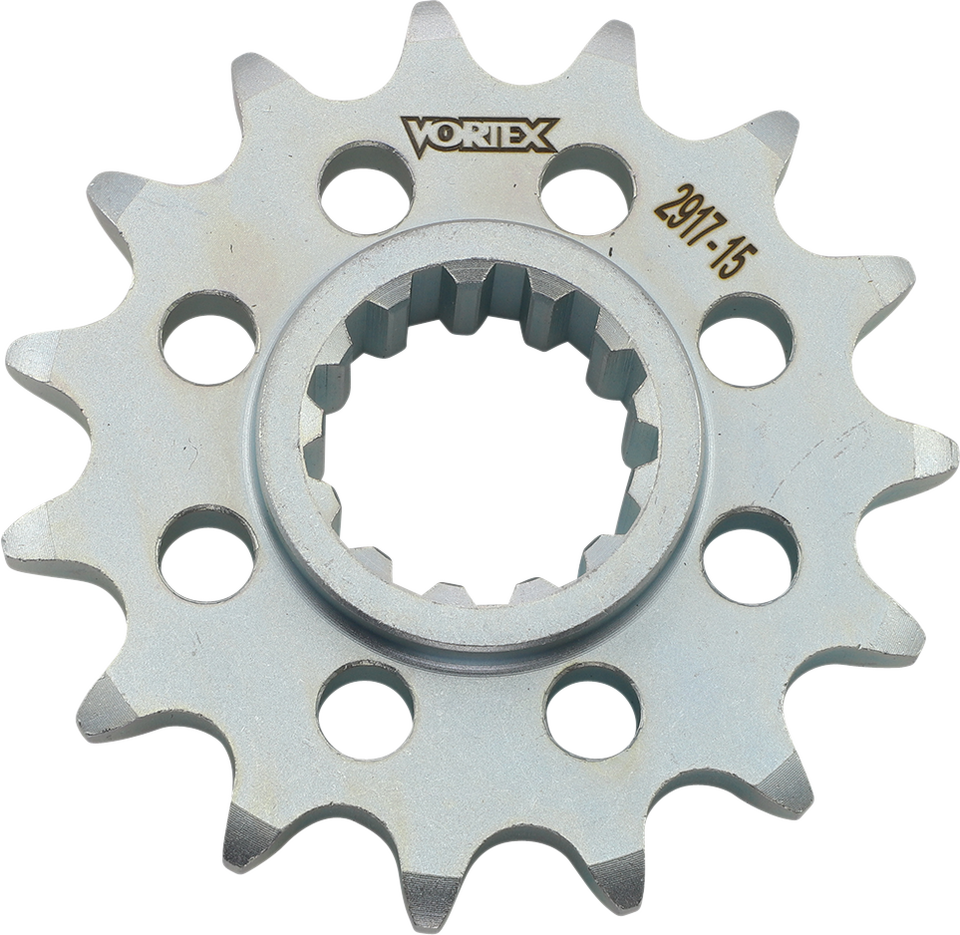Front Sprocket - Silver - 15-Tooth - Lutzka's Garage