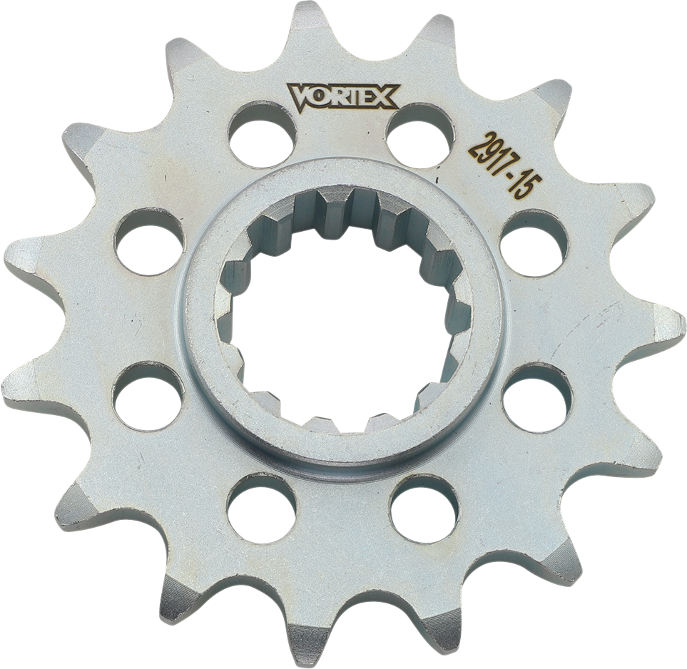 Front Sprocket - Silver - 15-Tooth - Lutzka's Garage