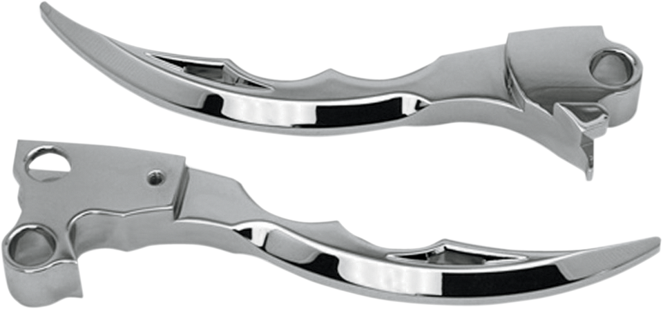 Levers - Blade - Chrome - Lutzka's Garage