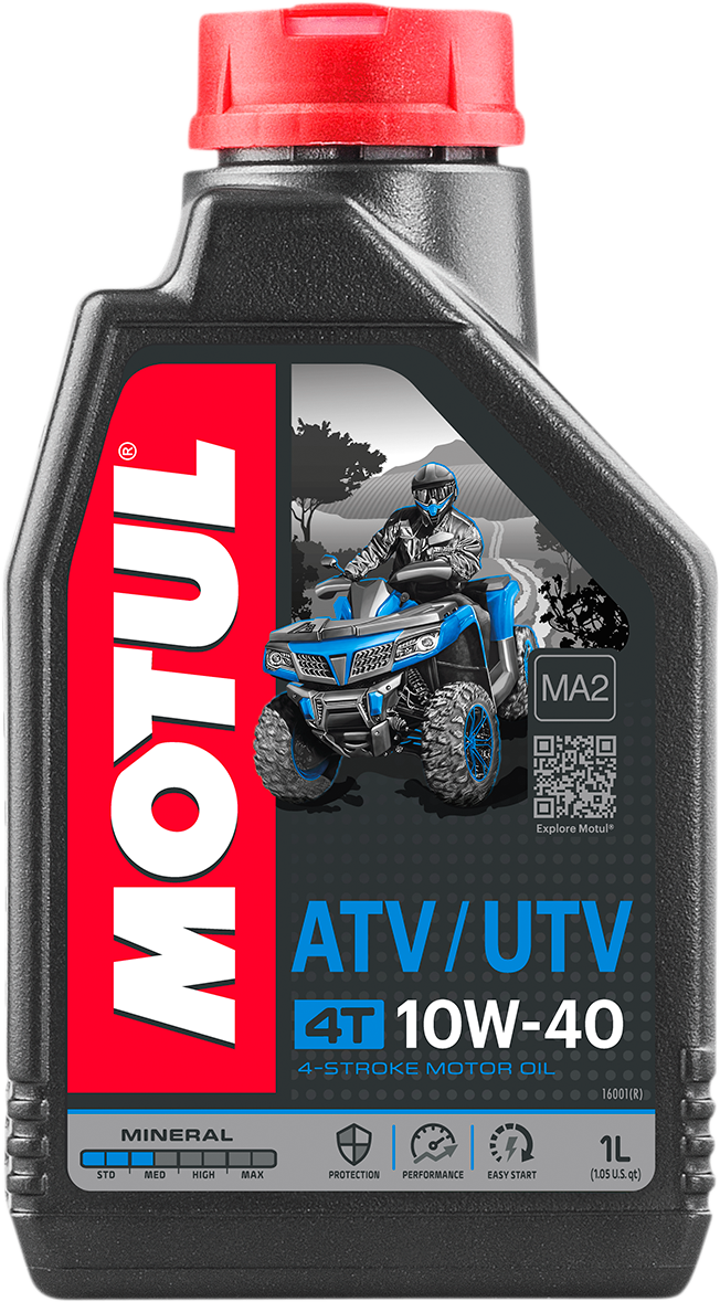 ATV-UTV 4T Mineral-Based Oil - 10W-40 - 1 L - Lutzka's Garage