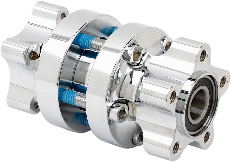 Hub - Single Disc - Rear - Chrome - 08-17 FXD - Lutzka's Garage