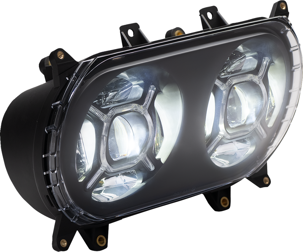 LED Headlight - Black - Road Glide - Lutzka's Garage