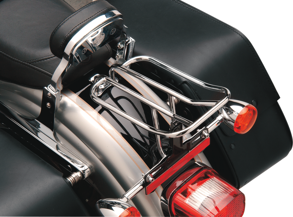 Luggage Rack - Chrome - Dyna - 91-05 - Lutzka's Garage