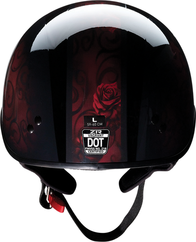 Vagrant Helmet - Red Catrina - Black/Red - XS - Lutzka's Garage