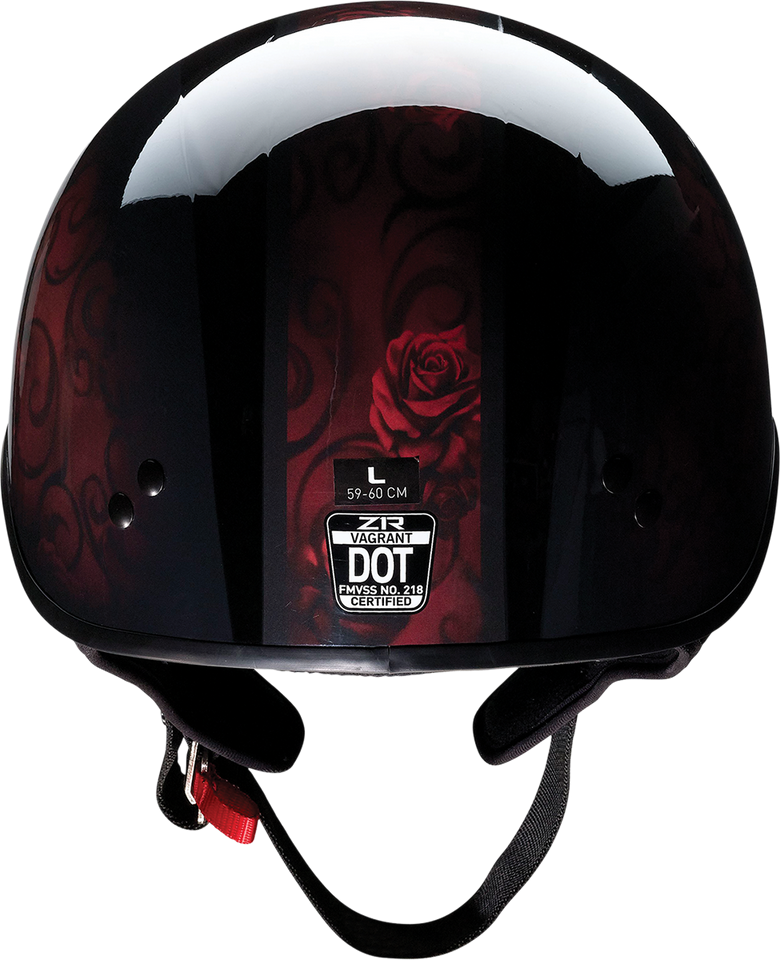Vagrant Helmet - Red Catrina - Black/Red - XS - Lutzka's Garage