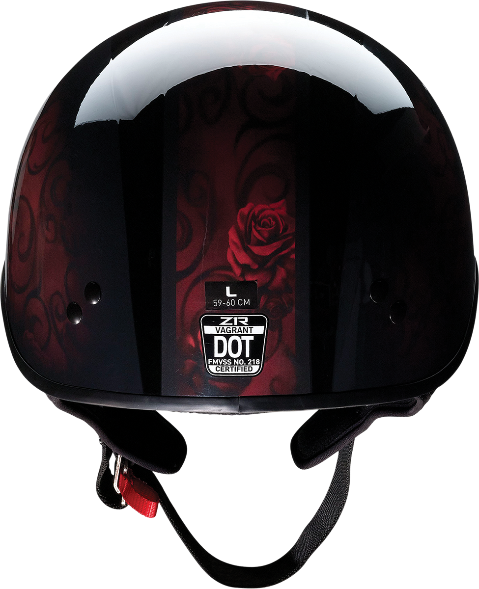 Vagrant Helmet - Red Catrina - Black/Red - XS - Lutzka's Garage