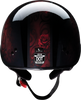 Vagrant Helmet - Red Catrina - Black/Red - XS - Lutzka's Garage