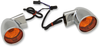Rear Bullet Turn Signal Lights FLT - Chrome - Lutzka's Garage