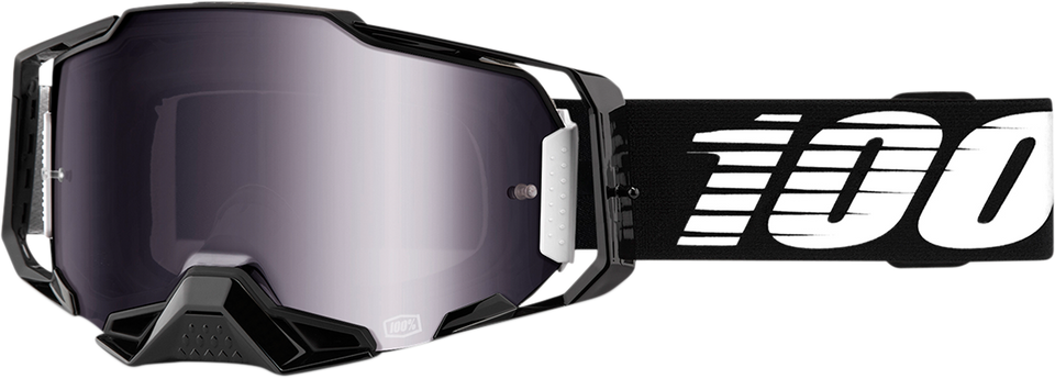 Armega Goggles - Black - Silver Flash Mirror - Lutzka's Garage