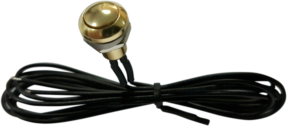 Mini Push-Button Switch - Gold - Lutzka's Garage