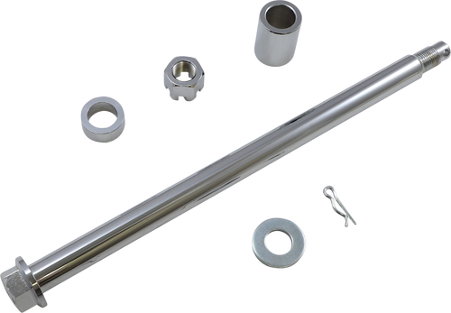 Axle Kit - Rear - Chrome - 00-01 FLT - Lutzka's Garage
