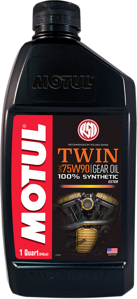 V-Twin Synthetic Gear Oil - 75W-90 - 1 U.S. quart