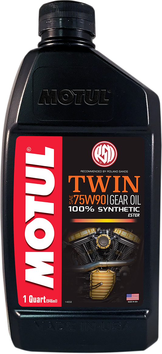 V-Twin Synthetic Gear Oil - 75W-90 - 1 U.S. quart
