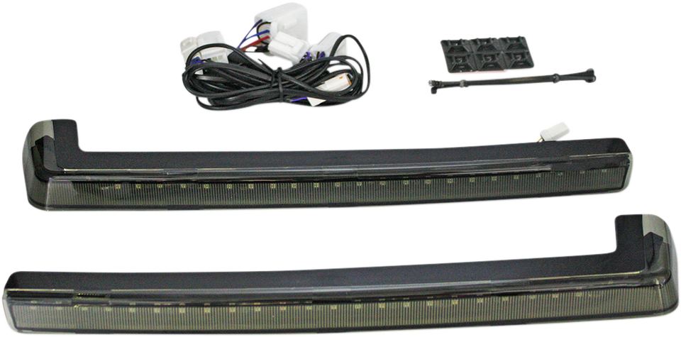LED Run/Brake/Turn Tour-Pak® Arms - Smoke Lens - 06-13 - Lutzka's Garage