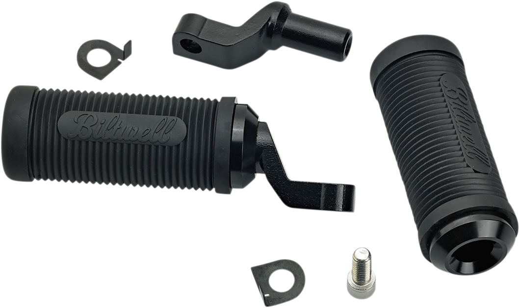 Norman Step Foot Pegs - Black - Lutzka's Garage