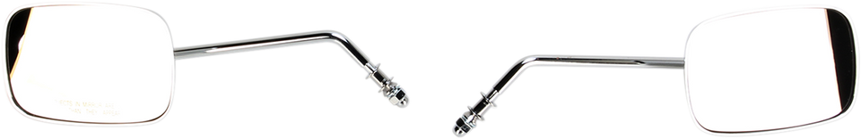 Rectangle Mirrors - Long - Chrome - Lutzka's Garage