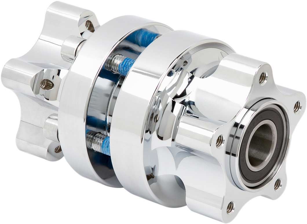 Hub - Dual Disc - Front - Chrome - 08+ FLT - Lutzka's Garage