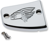 Master Cylinder Cover - Warrior - Chrome - Lutzka's Garage