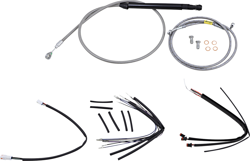 Control Kit - 16" Gorilla Handlebars - Stainless