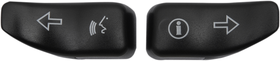 Turn Signal Switch Extension Caps - 14-20 - Black - Lutzka's Garage