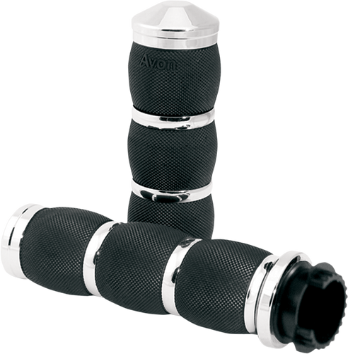 Grips - Air Cushion - Touring - Chrome - Lutzka's Garage