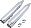 4.5" Torquer Mufflers for 95-16 FL - Chrome - Lutzka's Garage