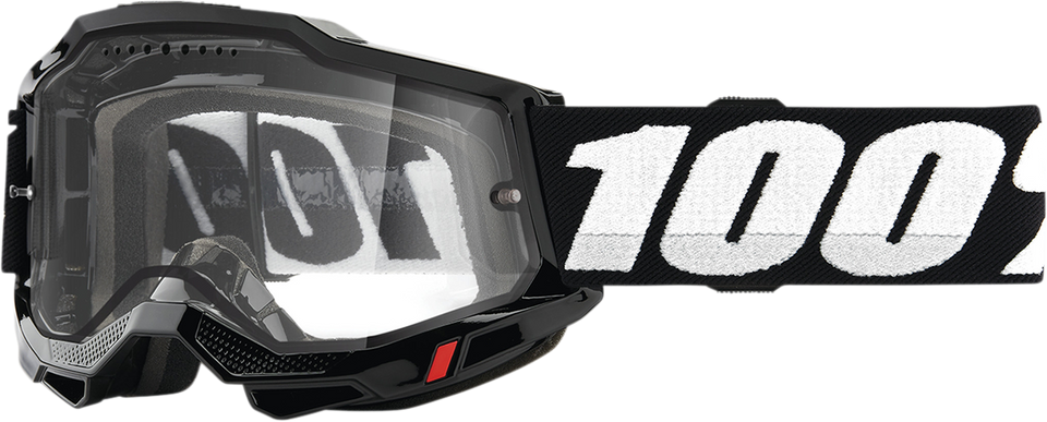 Accuri 2 Enduro MTB Goggles - Black - Clear - Lutzka's Garage