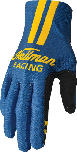 Mainstay Gloves - Roosted - Navy/Lemon - XS - Lutzka's Garage