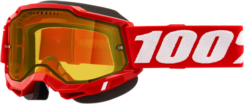 Accuri 2 Snow Goggles - Red - Yellow - Lutzka's Garage