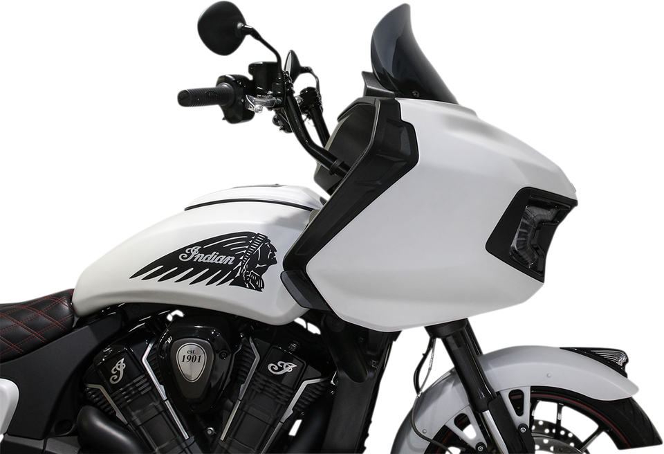 Flare™ Windshield - Dark Smoke - 11" - Challanger - Lutzka's Garage